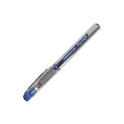 Pensan Roller Kalem Yedeği My-sign Jel Bilye Uçlu Imza Kalem 1.0 Mm Mavi Refil (25 Li Paket)