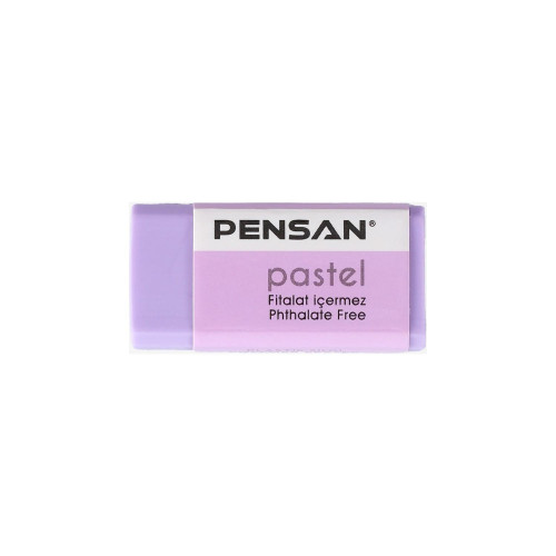 Pensan Silgi Pastel Karışık Renk Öğrenci Silgisi (24 Lü Paket)