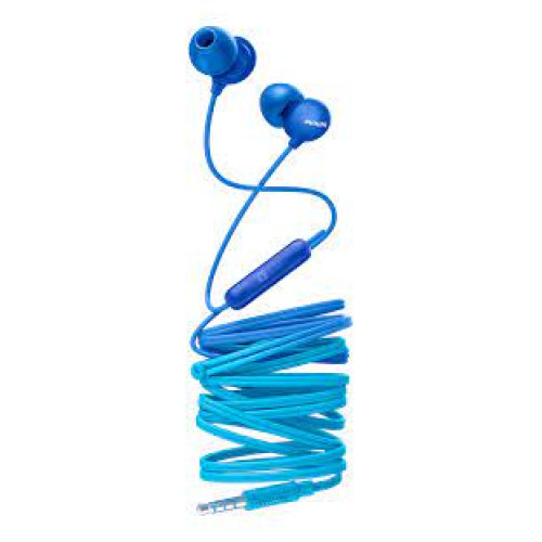 Philips SHE2405BL Kablolu Mavi Mikrofonlu Kulak İçi Kulaklık