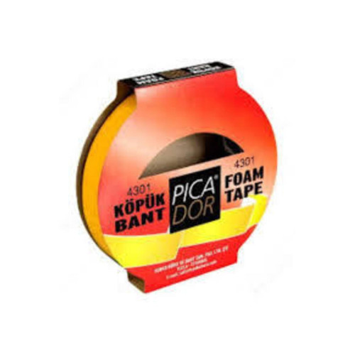 Picador Çift Taraflı Bant Köpük Rulo Askılı 19mmx5m 4301