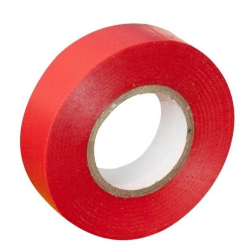 Picador Elektrik Bantı Gold Akrilik Renkli 19 MM x 10 Metre Kırmızı (10 Lu Paket)