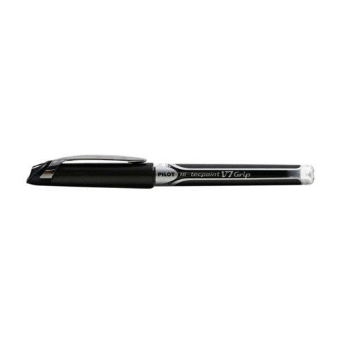 Pilot Hi-Tecpoint V7 Grip Roller Kalem Siyah 0.7 Roller Kalem (12 Li Paket)