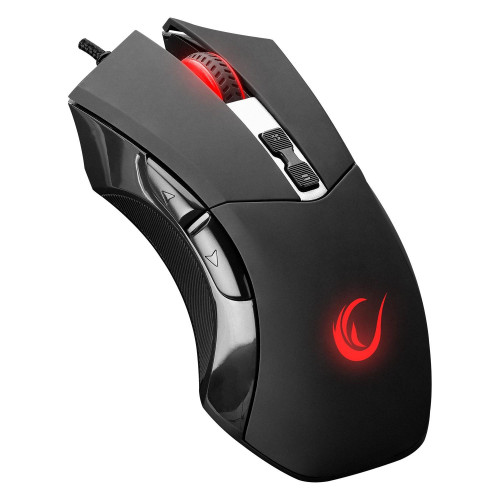 Rampage Usb Siyah 2400 Dpi 3 Renk Led Makrolu Kablolu Oyuncu Mouse