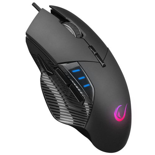 Rampage X-FORCE Usb Siyah 10000 dpi RGB Aydınlatmalı Gaming Oyuncu Mouse