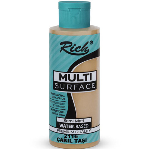 Rich Akrilik Boya Multi Surface 120 CC Çakıl Taşı