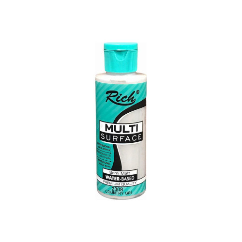 Rich Multi Surface Her Yüzey Için Akrilik Boya 120 CC Country Gri Akrilik Boya