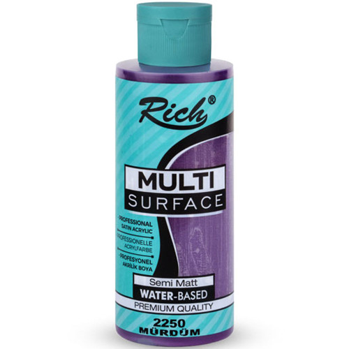 Rich Akrilik Boya Multi Surface 120 CC Mürdüm