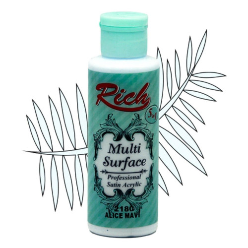 Rıch Akrilik Boya Multi Surface 130 CC Alice Mavi 2180