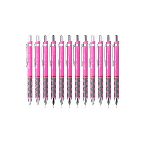 Rotring Versatil Kalem Tikky 0.5 MM Neon Pembe Uçlu Kalem (12 Li Paket)