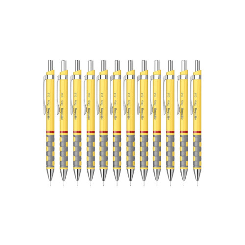 Rotring Versatil Kalem Tikky RD 0.5 MM Sarı Uçlu Kalem (12 Li Paket)