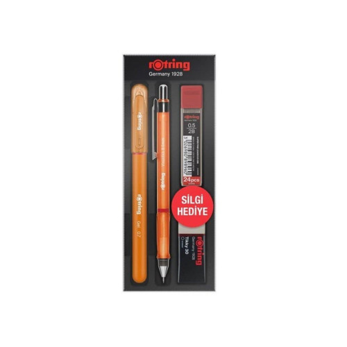 Rotring Visuclick Jel Okul Seti 0.5 mm Uçlu Kalem Seti Turuncu