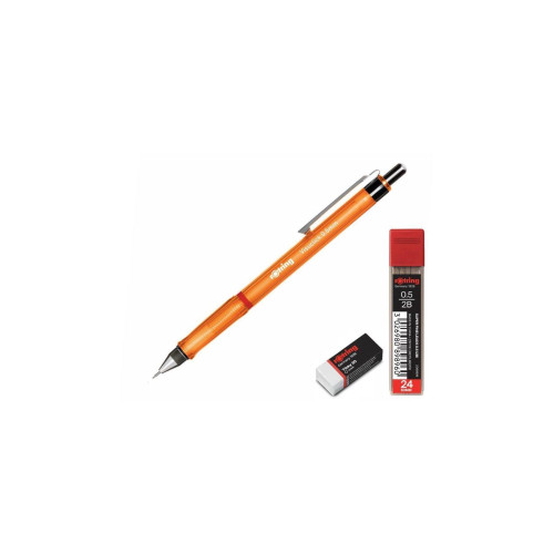 Rotring Visuclick+min Silgi Okul Seti 05 mm Turuncu RO-VK05-TURUNCU