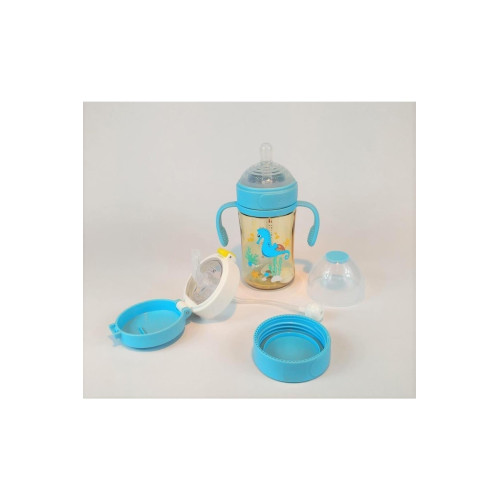 Rovco Tritan 240 Ml Pipetli Su Matarası Tritan Suluk (Karışık Renk 1 Adet)