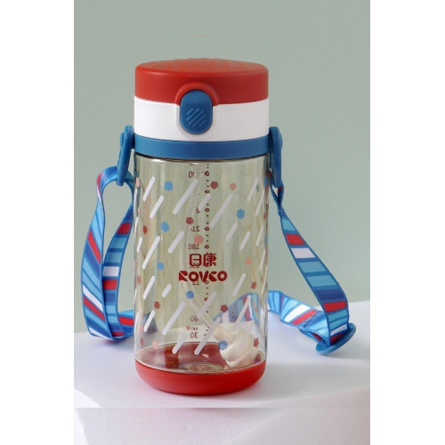 Rovco 3 Ayrı Başlık Pipetli/Pipetsiz/Saklama Taşıma Askılı 330 ml Tritan Suluk