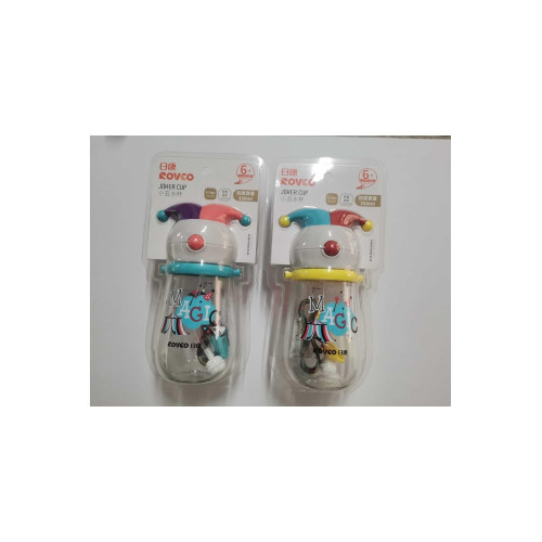 Rovco Tritan Pipetli Su Matarası 350 ML Tritan Suluk (Karışık Model 1 Adet)
