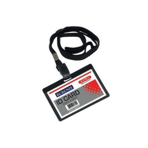 Rubenis Kart Kabı İpli Siyah 48 Li 5748 (1 Paket 48 Adet)
