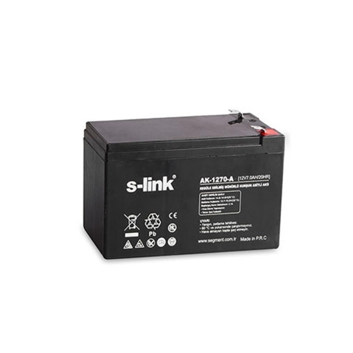 S-link AK-1270-a12v 7ah Bakımsız Kuru Akü