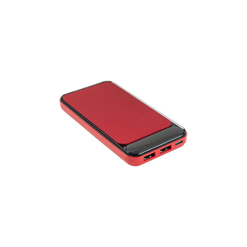 S-link 10000 mAh Powerbank 2 Usb Port Kırmızı LCD + LED Gösterli Taşınabilir Pil Şarj Cihazı