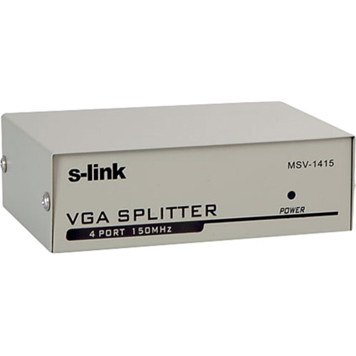 S-link 1 Bilgisayar - 4 Vga 150mhz Monitör Çoklayıcı