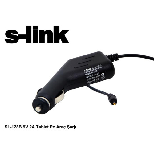 S-link SL-128B 9v 2a Tablet pc Araç Şarj Adaptörü