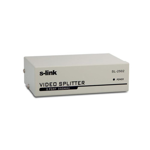 S-link 2 Port VGA 250Mhz Monitör Splitter