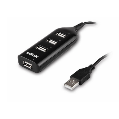 S-link SL-490 4 Port Usb 2.0 Siyah Usb Hub