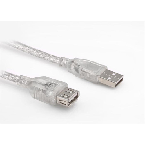 S-link 30 CM Usb 2.0 AM To AF Şeffaf Uzatma Kablosu