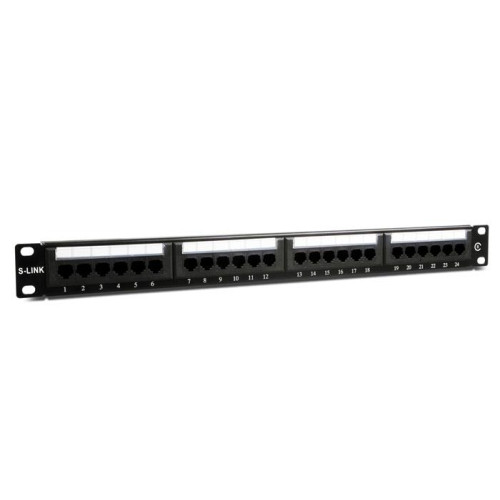 S-link 24 Lü Utp Cat6 Patch Panel