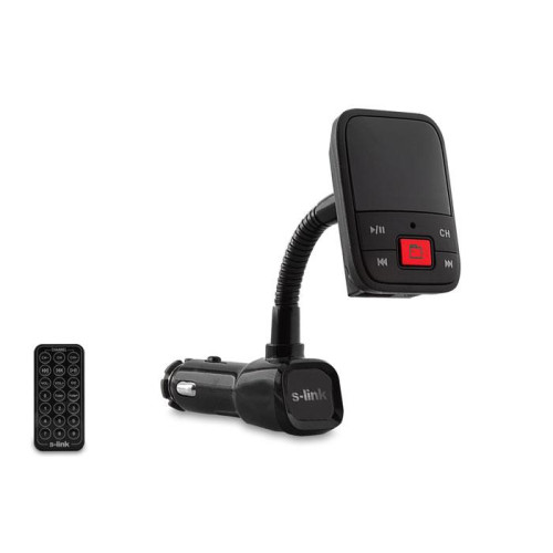 S-link Hafızasız MP3 Transmitter 2.1 Amper Usb Şarj Portlu Usb Micro Sd Kart Destekli Kumandalı