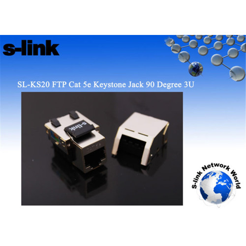 S-link FTP CAT5E Kestone Jack3U 90 Dek