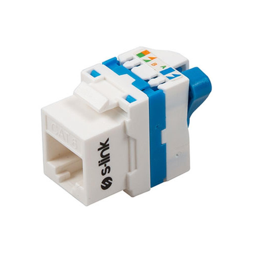 S-link 180 Derece UTP CAT6 Kestone Jack3U 90 Der