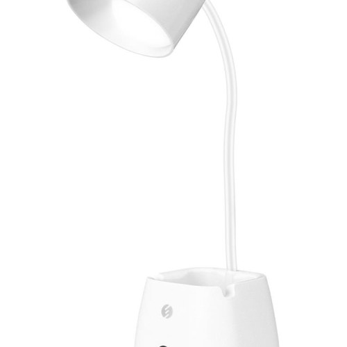 S-link SL-M9000 Usb Destekli Beyaz Masa Klipsli 6 SMD Ledli Okuma Lambası