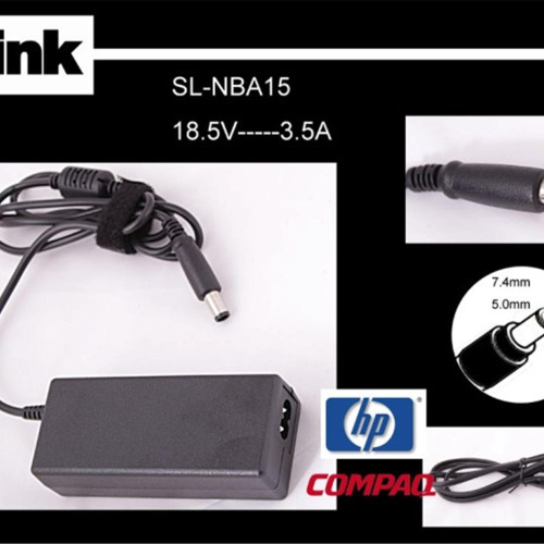 S-link 18.5V 3.5A 7.4-5.0 Notebook Adaptör