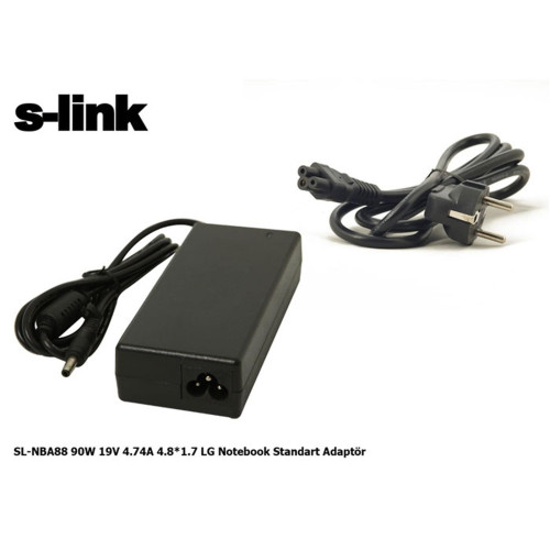 S-link 90W 19V 4.74A 4.8-1.7 Lg Notebook Adaptörü