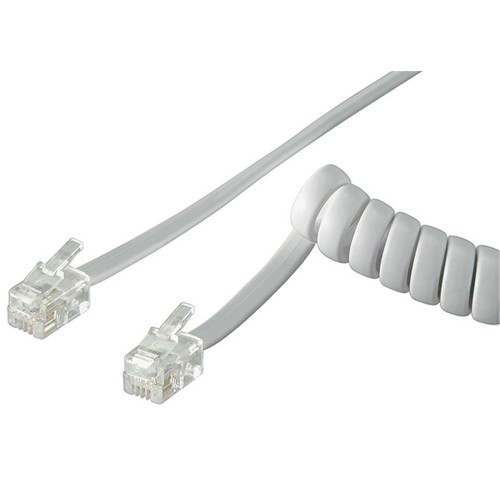 S-link 2 Metre Telefon Ahize Beyaz Kordon Telefon Ahize Kordonu