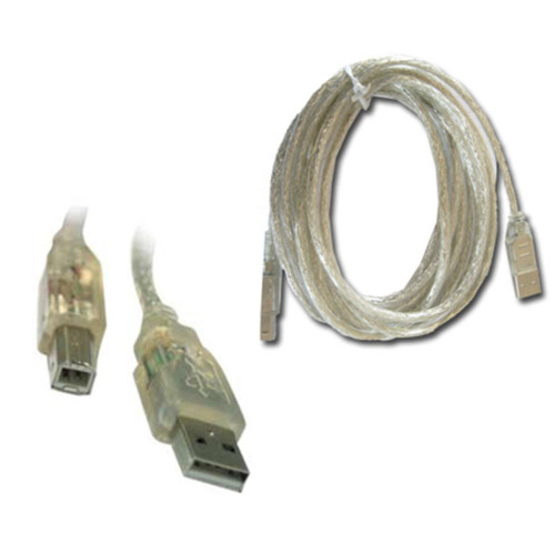 S-link 3 Metre 2.0 Usb Şeffaf Yazıcı Kablosu