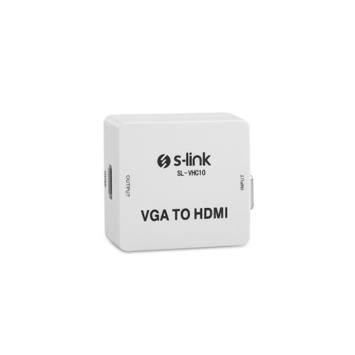 S-Link VGA To HDMI Mini Model Dönüştürücü