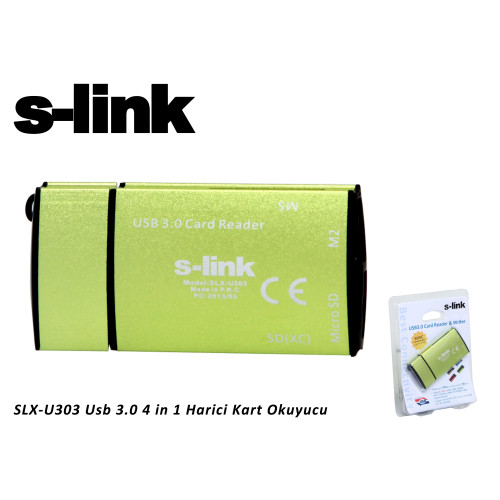 S-link SLX-U303 Usb 3.0 4in1 Kart Okuyucu