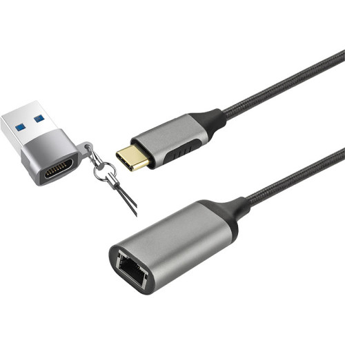 S-link Swapp SW-U3305 Type-C & USB 2.0 10-100-1000Mbps Gigabit Ethernet Adaptör