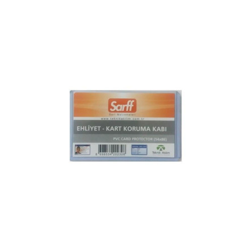 SARFF Kimlik-ehliyet Kabı 100 Lü (1 Paket 100 Adet)