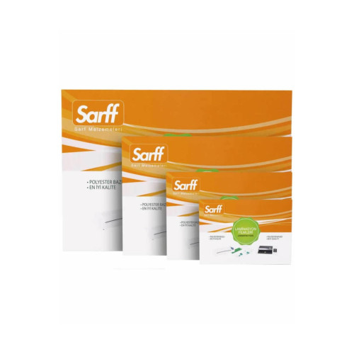 SARFF A-4 Laminasyon Filmi 125 Micron 216x303 Mm 100 Lü (1 Paket 100 Adet)
