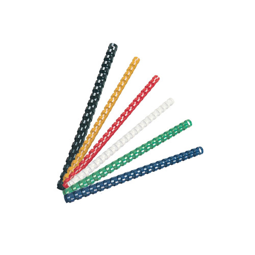 Sarff Spiral Plastik 160 Sayfa 18mm Kırmızı (100 Lü Paket)