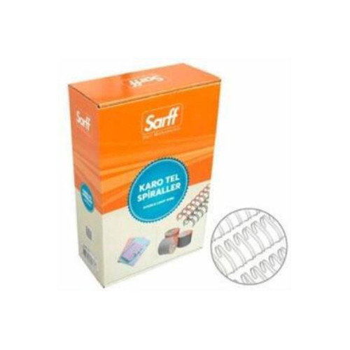 Sarff Spiral Tel (Jbı Karotel) 25 - 45 Sayfa 5/16 Beyaz (100 Lü Paket)