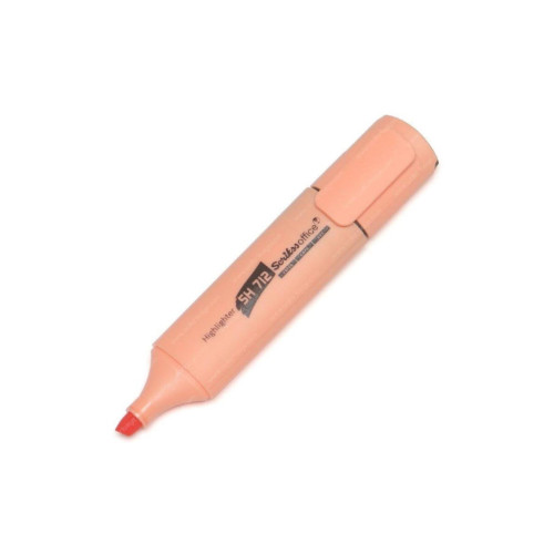 Scrikss Fosforlu Kalem Pastel Turuncu Fosforlu İşaretleme Kalemi (12 Li Paket)