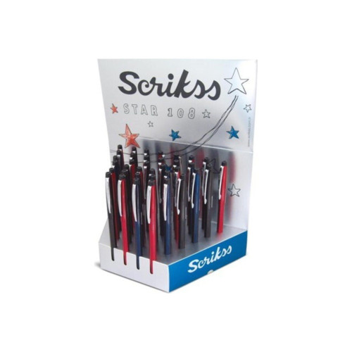 Scrikss Tükenmez Kalem Color 36 LI (36'Lı Paket)