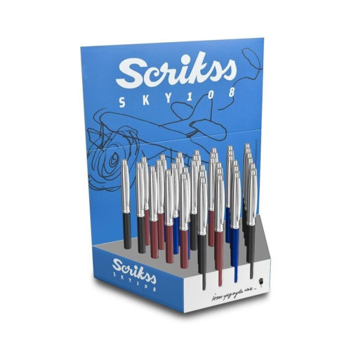 Scrikss Tükenmez Kalem Sky (1 Stand 36 Kalem)