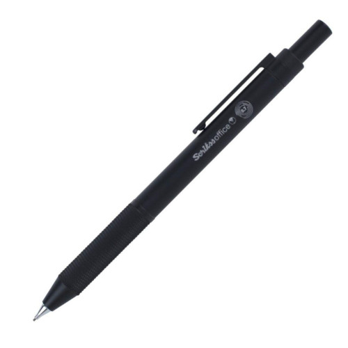 Scrikss Office Twist Mekanik Uçlu Versatil Kalem 0.7 Mm Siyah Uçlu Kalem