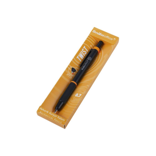 Scrikss Versatil Kalem Twist 0.7 mm Turuncu Uçlu Kalem