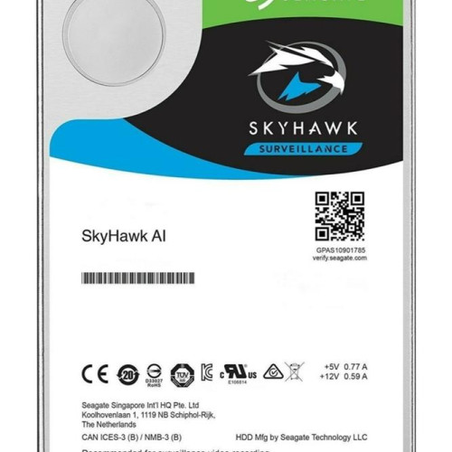 Seagate 10Tb 3.5" Skyhawk 7200Rpm 256Mb Sata 3.0 St10000Ve0008 Harddisk (Hikvision)