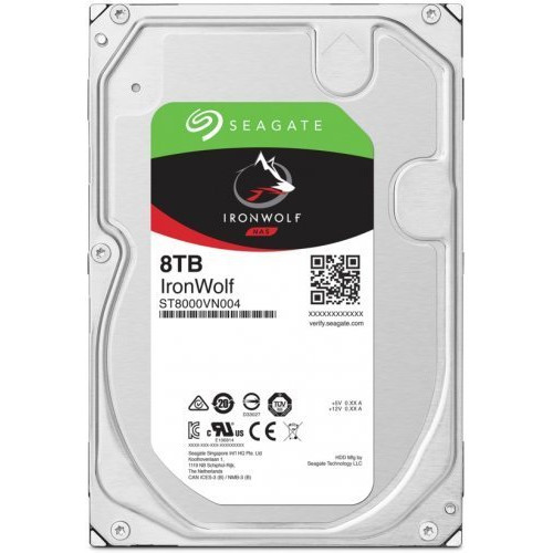 Seagate 8 TB -Ironwolf 3.5" 7200Rpm 256Mb Rv Sensör Sata 3 7-24 Nas Diski 7/24 Harddisk